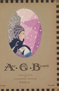 Omslag van het modetijdschrift (1926) fashion illustration in high resolution.  