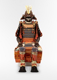 Armor (Gusoku) (18th century) Japanese warrior in Samurai suit. Original public domain image from the Minneapolis Institute of Art.   Digitally enhanced by rawpixel.