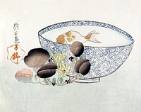 Fish in Bowl of Water, Flowering Branch with Fruit (1830s) by Yamada Hogyoku. Original public domain image from the Minneapolis Institute of Art.   Digitally enhanced by rawpixel.