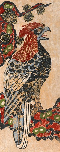 Eagle (18th century) vintage Japanese painting. Original public domain image from the Minneapolis Institute of Art.   Digitally enhanced by rawpixel.