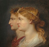 Agrippina and Germanicus (ca. 1614) by Sir Peter Paul Rubens.  