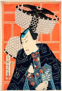 The Actor Kawarasaki Gonjūrō for a Fire Troupe (1865) print in high resolution by Tsukioka Yoshitoshi. Original from the Art Institute of Chicago. 