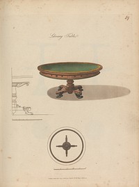 Collection of designs for household furniture and interior decoration, in the most approved and elegant taste (1808) 