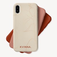 Phone case mockup, realistic accessory psd