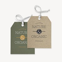 Clothing labels, fashion branding with design space