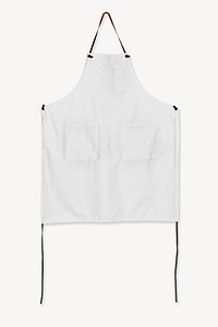 Apron mockup, apparel editable design psd