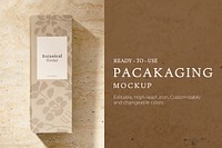 Product packaging mockup psd for beauty and skincare 