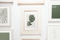 Picture frame mockup, minimal wall decor psd