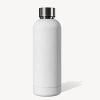 Minimal reusable thermo bottle, isolated design