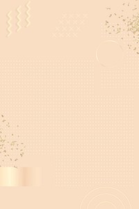 Rose gold background, elegant border design