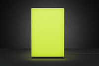 3D neon light box sign, blank design space