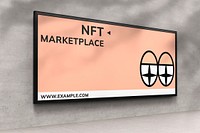 Billboard advertising sign mockup, 3D rendering psd