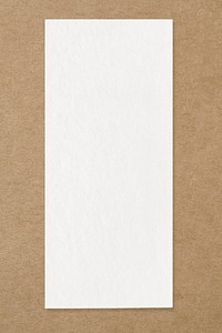 Blank off-white long paper, copy space