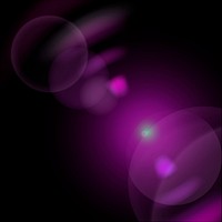 Purple lens flare, dark background