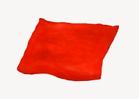 Red paper, rectangle shape graphic