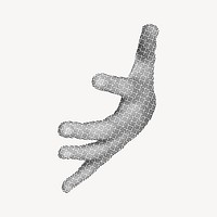 Abstract hand, bogy gesture image