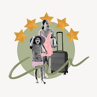 Family holiday trip, travel remix