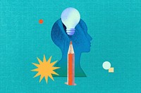 Creative thinking, light bulb business remix