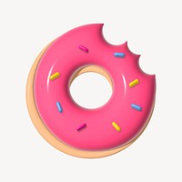 Donut 3D illustration psd