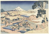 Hokusai's (1760-1849) Thirty-six Views of Mount Fuji. Original public domain image from the Rijksmuseum.