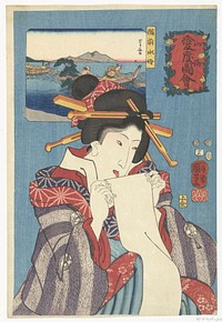 Kwallen uit de provincie Bizen, Utagawa Kuniyoshi (1852) print in high resolution by Utagawa Kuniyoshi. Original from the Rijksmuseum. 