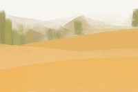 Yellow mountain background, texture design