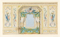 Elevation of the Wall of a Bedroom with Alcove by Pierre Ranson