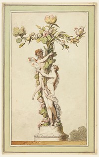 Design for a Porcelain Candlestick