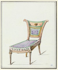 Design for a Chair, workshop of Jean Démosthène Dugourc