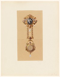 Design for a Chatelaine with Watch