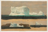 Icebergs, Twillingate by Frederic Edwin Church, American, 1826–1900
