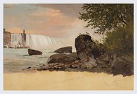 View of the Canadian Falls and Goat Island by Frederic Edwin Church, American, 1826–1900