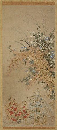 Flowers and grasses by Master of I-nen Seal