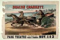 Deacon Crankett/ The Deacon to the front, He is coming sure.