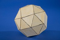 Polyhedron Model by Martin Berman, Snub Cuboctahedron