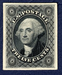 12c Washington plate proof single