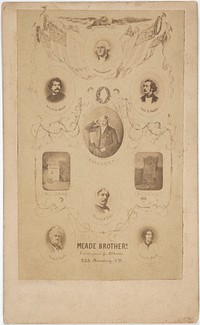 Meade Brothers frontispiece for albums