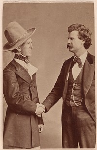 Samuel Clemens (with John T. Raymond)