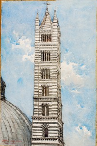 Cathedral Tower, Siena by Cass Gilbert