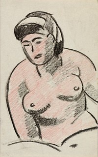 Female Nude Torso by Carl Newman