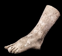 Cast of an Unidentified Child's Left Foot