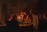 Dutch Tavern Scene by Johann Mongles Culverhouse