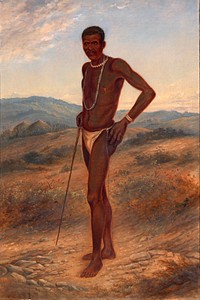 Kaffir Man by Antonion Zeno Shindler, 1813 Bulgaria-died Washington, DC 1899