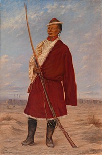 Tibetan Man by Antonion Zeno Shindler, 1813 Bulgaria-died Washington, DC 1899