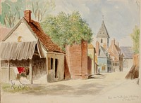 Rue du Puits Sale, St. Valery by Miner Kilbourne Kellogg