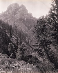 Rock Canyon, near Bozeman (upright), for the Northern Pacific Railroad