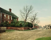 Nelson House and Main Street, Yorktown, Virginia