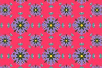 Indian mandala flower pattern background