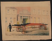 Empire hook & ladder company, no. 1. Instituted February 6th (1851). Original from the Library of Congress.