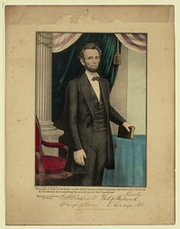 "The people of these United States are the rightful masters of both congresses and courts, not to over-throw the Constitution, but to over-throw the men who pervert that Constitution". (1864). Original from the Library of Congress.